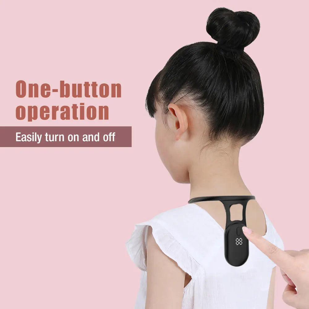 Smart Back Posture Corrector Device Invisible Sitting Correction Training Belt Orthosis Realtime Reminder Adult Child Hunchback