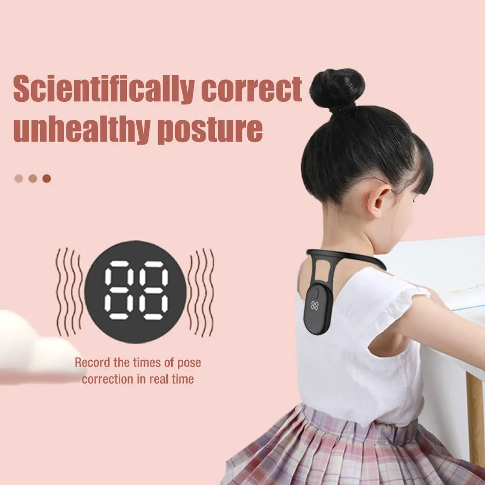 Smart Back Posture Corrector Device Invisible Sitting Correction Training Belt Orthosis Realtime Reminder Adult Child Hunchback